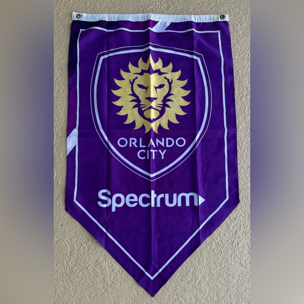 Orlando City SC Spectrum Promo Flag Banner MLS Collectible